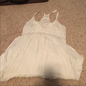 White volcom dress